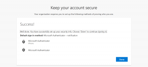 How do I set up the Microsoft Authenticator MFA method? · Customer Self ...